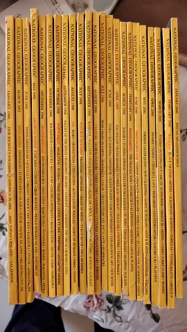 National Geographic magazines