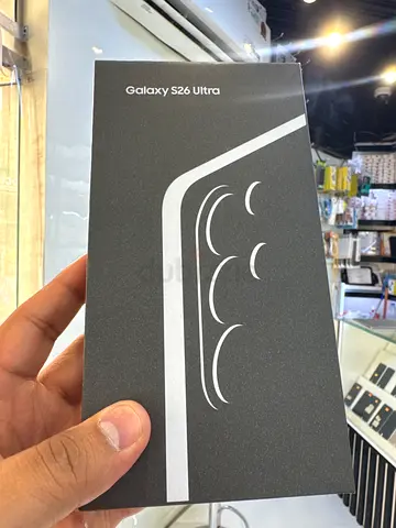 Samsung S26Ultra 256GB INTERNATIONAL VERSION 1Eim 1Esim Sealed Box 1Year Samsung Store warranty Cove