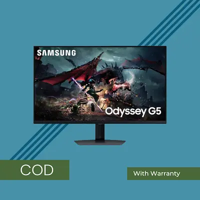 Samsung 32 Inch Odyssey G5 G50D QHD 180Hz Gaming Monitor LS32DG502EEXX