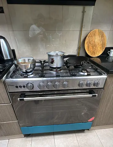 Stainless Steel Gas Range Cooker with Oven