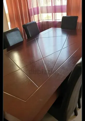 🔥Luxury Solid Wood Dining Table – High Quality + FREE Chairs | Great Deal👌🏼