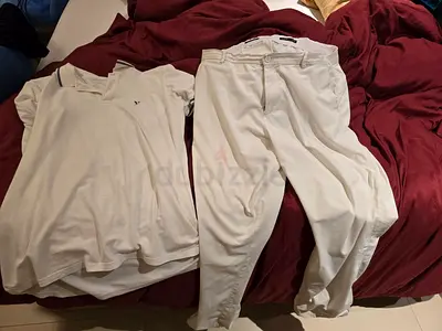 Marks and Spencer Pants, Color (White) Size (40 Waist)