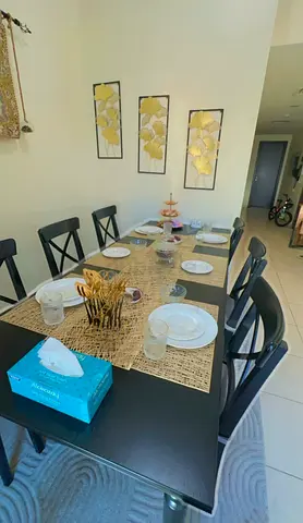 Ikea extendable dining table set