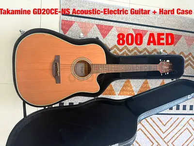 Takamine GD20CE-NS Acoustic-Electric Guitar + Hard Case