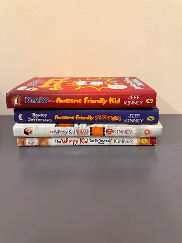 Diary of a Wimpy Kid Companion Books, 4 Titles by Jeff Kinney