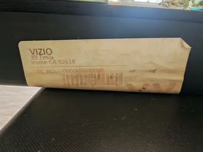 Vizio Flat Panel TV (label shown) - used