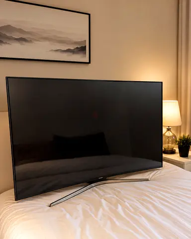Curved 55-inch LED Smart TV - Good Condition