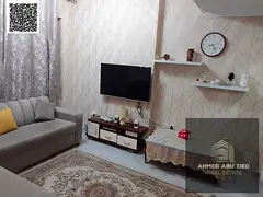 Furnished 1BR in Garden City Al Hamidiya, near Ajman Court, ready today, internet included, no contr