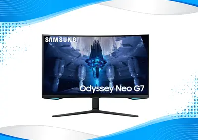 Samsung 32 inches G75NB Neo Odyssey G7 4K 165Hz Curved Gaming Monitor