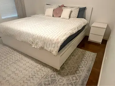 ikea bed and mattress/ king size