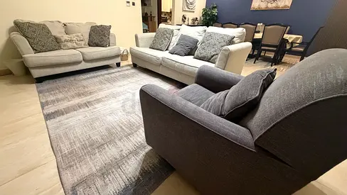 5 seater sofa set with one recliner