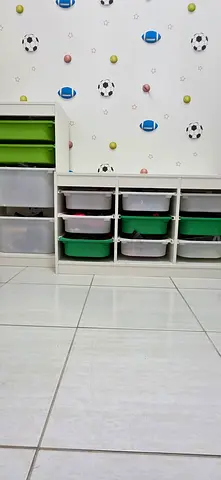 IKEA TROFAST Childrens Toy Storage Unit with Tubs