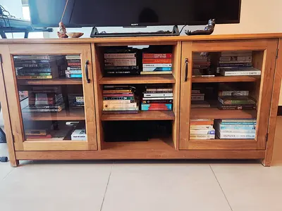 Tv Table Book Cabinet