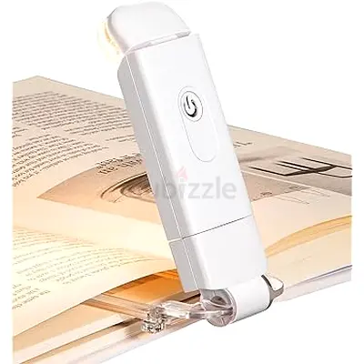 Portable Clip-On LED Book Light with Adjustable Head