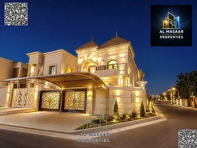 فيلا فاخرة للبيع زاوية شارعين وسكة  موقع استراتيجي وتصميم راقٍ وتشطيبات عالية الجودة جاهزة للسكن
