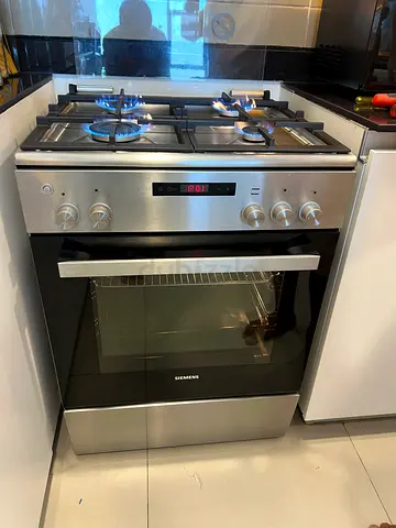 Siemens Gas Cooker, 4 Burner, 60x60 cm, Stainless Steel, HG2M30E50M, DELIVERY + WARRANTY