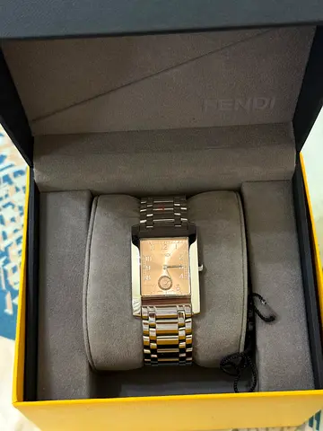 Fendi Stainless Steel Mens Watch in Original Box