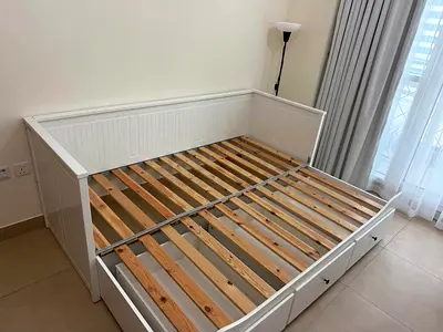 Ikea hemness daybed with ikea mattresses