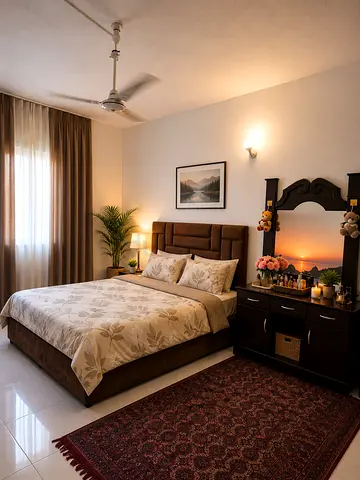 Master Bedroom Available  Balcony + Attached Bathroom family building really clean!