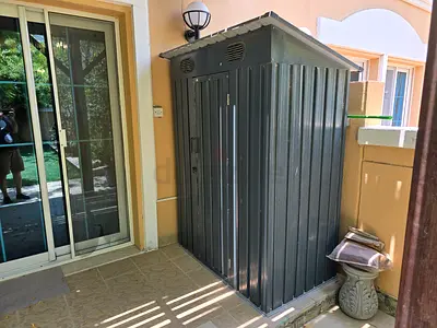 Ace hardware galvanized metal shed storage
