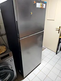 Stainless Steel Top Freezer Refrigerator - Good Condition