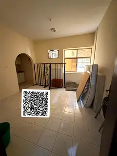Annual Studio for Rent in Al Bu Tina, Sharjah A spacious studio apartment with a semi-separate kitch