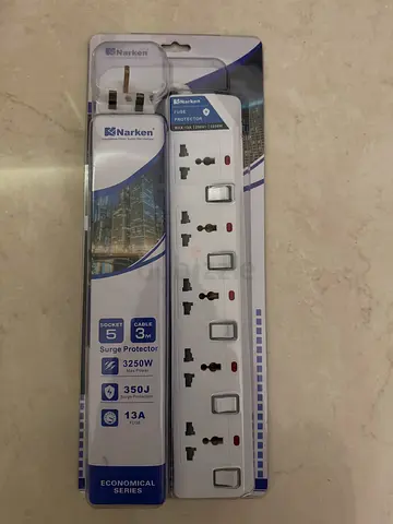 5 Gang Extension cable 3M Long