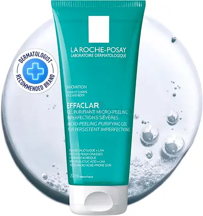 Acne Care /La Roche-Posay Effaclar Micro-Peeling Cleansing Gel With Salicylic Acid For Oily Skin 200