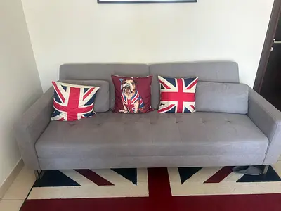 Grey 3-seater Sofa bed in new Condition