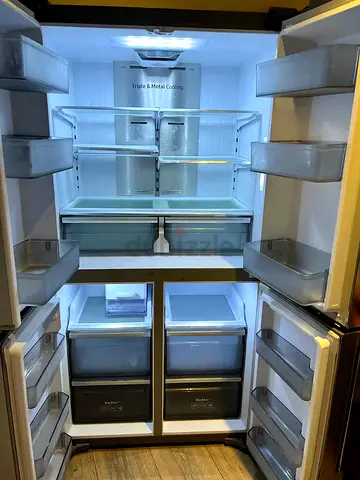 Samsung French Door Refrigerator 678 Litres RF60N91H3SL 4 door style