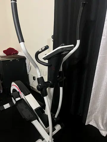 Used Upright Exercise Bike with Digital Console - used fair
