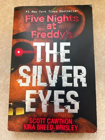 The Silver Eyes - Five Nights at Freddys (paperback) — used