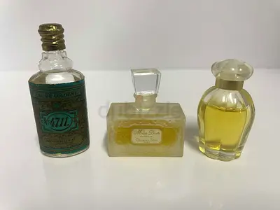 Lot of 3 Miniatures Parfum including Miss Dior Pure Parfum Rare