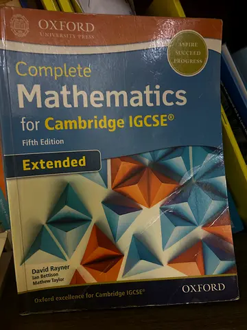 Complete Mathematics for Cambridge IGCSE (5th Edition) - Extended