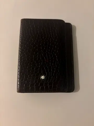 Montblanc Crocodile Pattern Leather Wallet