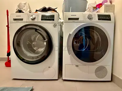 Siemens iSensoric 8kg Washer  8kg Condenser Dryer – Matching Set – Excellent Condition