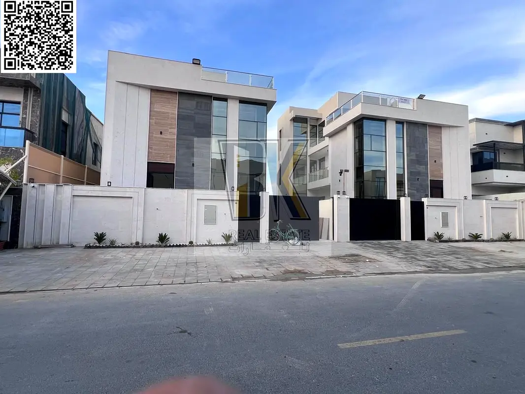 🏡 للبيع فيلا فاخرة في منطقة الياسمين – الميدان | عجمان  ✨ فرصة مميزة لامتلاك فيلا عصرية بتشطيبات راقية ومواصفات متكاملة، مع مسبح خاص وتصميم يلبي احتي