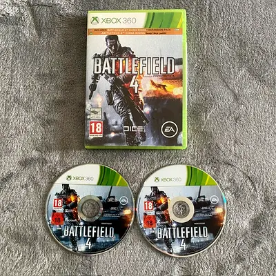 Battlefield 4 Xbox 360 Complete With China Rising Expansion Pack 2 Disc Set. Arabic/English.