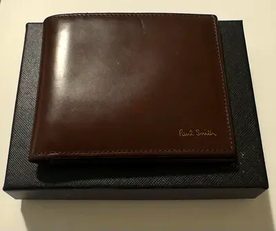 Paul Smith Brown Leather Bi-Fold Wallet (Gently Used)