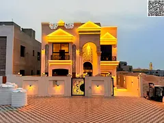 Luxury villa in one of Ajman's most prestigious and beautiful areas, in a prime location close t