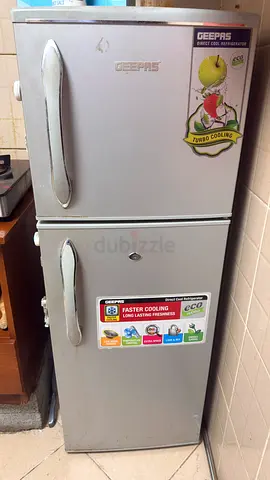 Geepas Double Door Refrigerator - Compact, Used
