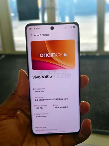 Vivo v40e version global 128gb