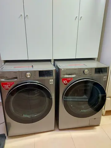 LG Front Load Washer and Dryer Pair - 9kg / 9kg, Perfect Condition