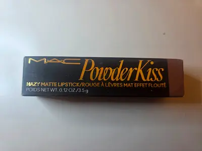 MAC Powder Kiss Hazy Matte Lipstick (sealed box) in Taken shade