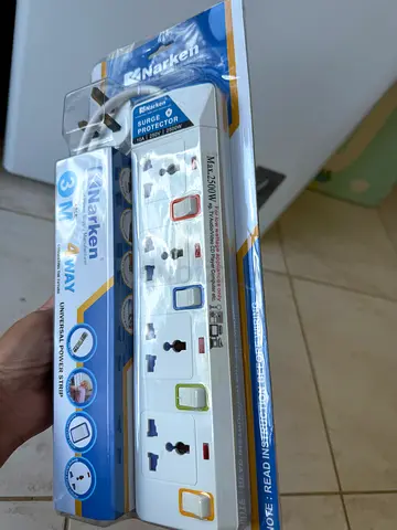 Electric socket extension 3m cable brand new half price