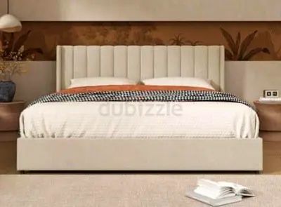 Brend New High Quality Fabric Luxury King size 180x200 Bed with spring Matress Available