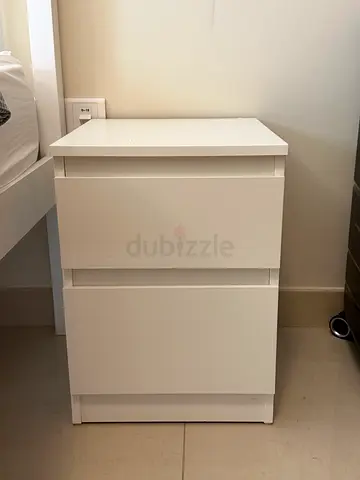 White Wooden Slatted Headboard - Single/Double Compatible