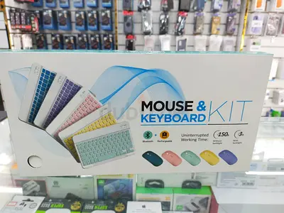 Rechargeable Bluetooth Keyboard  Mouse Set Wireless for iPad/Tablet/Laptop Brand New