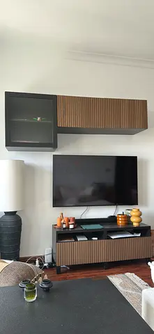 Modern Wall Mounted Entertainment Center and TV Stand