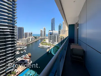 Upgraded 1BR | Marina Canal View | Near Metro